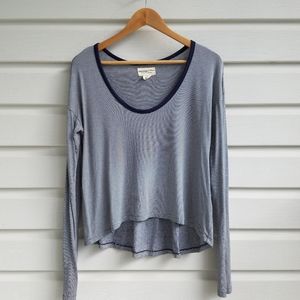 Ralph Lauren Denim and Supply Navy Pin Stripe Top.